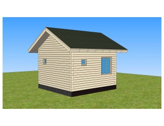 Баня 4х4 м. 150x150 мм. из профилированного бруса
