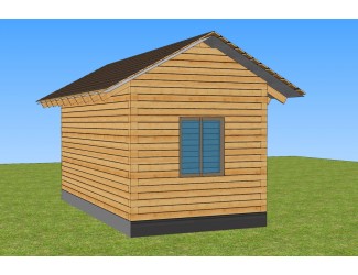 Баня 6х3 м. 150x150 мм. из профилированного бруса 