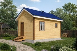 Баня 3х4 м 150x150 мм. под усадку