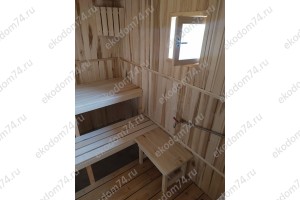 Мобильная баня 2,3х6 м.