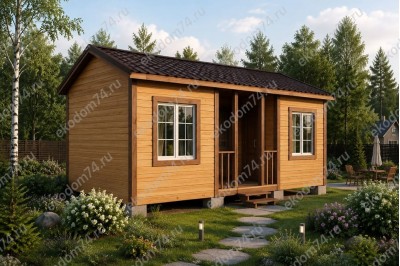 Дачный домик 2.3×6 м.