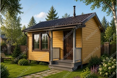 Дачный домик 3×4 м.