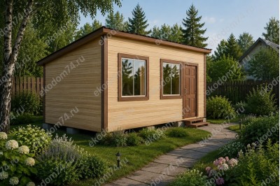 Дачный домик 3×4.6 м.