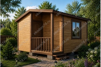 Дачный домик 5×4.6 м.