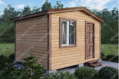 Баня 3х4 м. 150x200 мм. из профилированного бруса